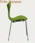 Lily Soft rzeźbiarskie krzesło tapicerowane Fritz Hansen | Design Spichlerz