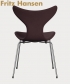 Lily Soft rzeźbiarskie krzesło tapicerowane Fritz Hansen | Design Spichlerz