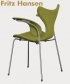 Lily Soft Armchair rzeźbiarskie krzesło z podłokietnikami Fritz Hansen | Design Spichlerz