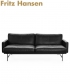 Lissoni sofa 2 osobowa | Fritz Hansen | design Piero Lissoni