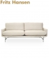 Lissoni sofa 2 osobowa | Fritz Hansen | design Piero Lissoni