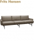 Lissoni sofa 3 osobowa | Fritz Hansen | desing Piero Lissoni