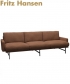 Lissoni sofa 3 osobowa | Fritz Hansen | desing Piero Lissoni