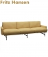 Lissoni sofa 3 osobowa | Fritz Hansen | desing Piero Lissoni