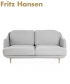 Lune 2 elegancka sofa Fritz Hansen 