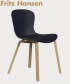 NAP Wood zgrabne krzesło skandynawskie Fritz Hansen | Design Spichlerz