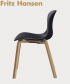 NAP Wood zgrabne krzesło skandynawskie Fritz Hansen | Design Spichlerz
