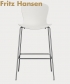 NAP Hoker eleganckie skandynawskie krzesło barowe Fritz Hansen  | Design Spichlerz