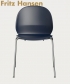 N02 Recycle Chair minimalistyczne krzesło skandynawskie Fritz Hansen | Design Spichlerz