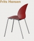 N02 Recycle Chair minimalistyczne krzesło skandynawskie Fritz Hansen | Design Spichlerz