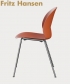 N02 Recycle Chair minimalistyczne krzesło skandynawskie Fritz Hansen | Design Spichlerz