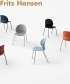 N02 Recycle Chair minimalistyczne krzesło skandynawskie Fritz Hansen | Design Spichlerz