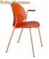 N02 Arms Recycle Chair minimalistyczne krzesło skandynawskie Fritz Hansen