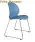 N02 Płozy Recycle Chair minimalistyczne krzesło skandynawskie Fritz Hansen