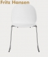 N02 Płozy Recycle Chair minimalistyczne krzesło skandynawskie Fritz Hansen | Design Spichlerz