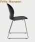 N02 Płozy Recycle Chair minimalistyczne krzesło skandynawskie Fritz Hansen | Design Spichlerz