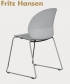N02 Płozy Recycle Chair minimalistyczne krzesło skandynawskie Fritz Hansen | Design Spichlerz
