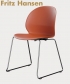 N02 Płozy Recycle Chair minimalistyczne krzesło skandynawskie Fritz Hansen | Design Spichlerz