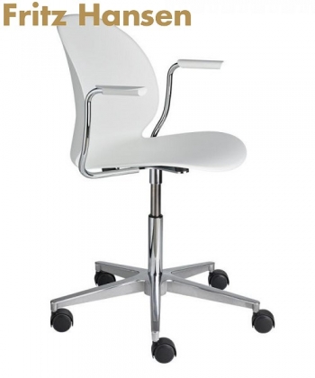 N02 Office Recycle Chair minimalistyczne krzesło biurowe Fritz Hansen | Design Spichlerz