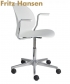 N02 Office Recycle Chair minimalistyczne krzesło biurowe Fritz Hansen