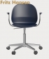 N02 Office Recycle Chair minimalistyczne krzesło biurowe Fritz Hansen | Design Spichlerz