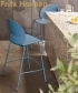 N02 Hoker Recycle minimalistyczne krzesło barowe Fritz Hansen | Design Spichlerz