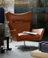 Oksen Lounge efektowny fotel skandynawski Fritz Hansen | Design Spichlerz