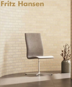 Oxford Chair High minimalistyczne krzesło skandynawskie Fritz Hansen | Design Spichlerz