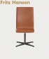 Oxford Chair High minimalistyczne krzesło skandynawskie Fritz Hansen | Design Spichlerz