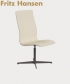 Oxford Chair High minimalistyczne krzesło skandynawskie Fritz Hansen | Design Spichlerz