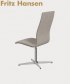 Oxford Chair High minimalistyczne krzesło skandynawskie Fritz Hansen | Design Spichlerz