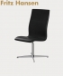 Oxford Chair High minimalistyczne krzesło skandynawskie Fritz Hansen | Design Spichlerz