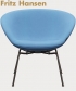 Pot Lounge skandynawski fotel z 1959 Fritz Hansen | Design Spichlerz