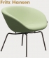 Pot Lounge skandynawski fotel z 1959 Fritz Hansen | Design Spichlerz