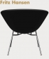 Pot Lounge skandynawski fotel z 1959 Fritz Hansen | Design Spichlerz