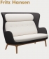 Ro Sofa skandynawska komfortowa sofa Fritz Hansen | Design Spichlerz