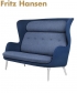 Ro Sofa skandynawska komfortowa sofa Fritz Hansen | Design Spichlerz