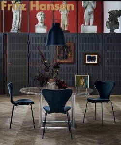 Series 7 soft tapicerowane kultowe krzesło Fritz Hansen