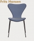 Series 7 tapicerowane krzesło Fritz Hansen | design Arne Jacobsen