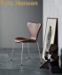 Series 7 tapicerowane krzesło Fritz Hansen | design Arne Jacobsen