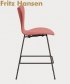 Series 7 Bar Soft tapicerowane kultowe krzesło barowe Fritz Hansen | Design Spichlerz