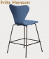 Series 7 Bar Soft tapicerowane kultowe krzesło barowe Fritz Hansen | Design Spichlerz