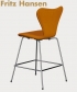 Series 7 Bar Soft tapicerowane kultowe krzesło barowe Fritz Hansen | Design Spichlerz