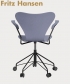 Series 7 Office Arm skandynawskie krzesło biurowe Fritz Hansen | Design Spichlerz