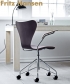 Series 7 Office Arm skandynawskie krzesło biurowe Fritz Hansen | Design Spichlerz