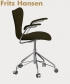 Series 7 Office Arm Soft skandynawskie krzesło biurowe Fritz Hansen | Design Spichlerz