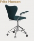 Series 7 Office Arm Soft skandynawskie krzesło biurowe Fritz Hansen | Design Spichlerz