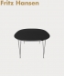 Superellipse 300 skandynawski stół Fritz Hansen | Design Spichlerz