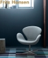 Swan fotel | Fritz Hansen | design Arne Jacobsen | Design Spichlerz