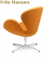 Swan fotel | Fritz Hansen | design Arne Jacobsen | Design Spichlerz